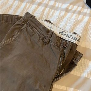 Brown Khakis Eddie Bauer